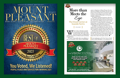 Mt. Pleasant Magazine 2021 Article