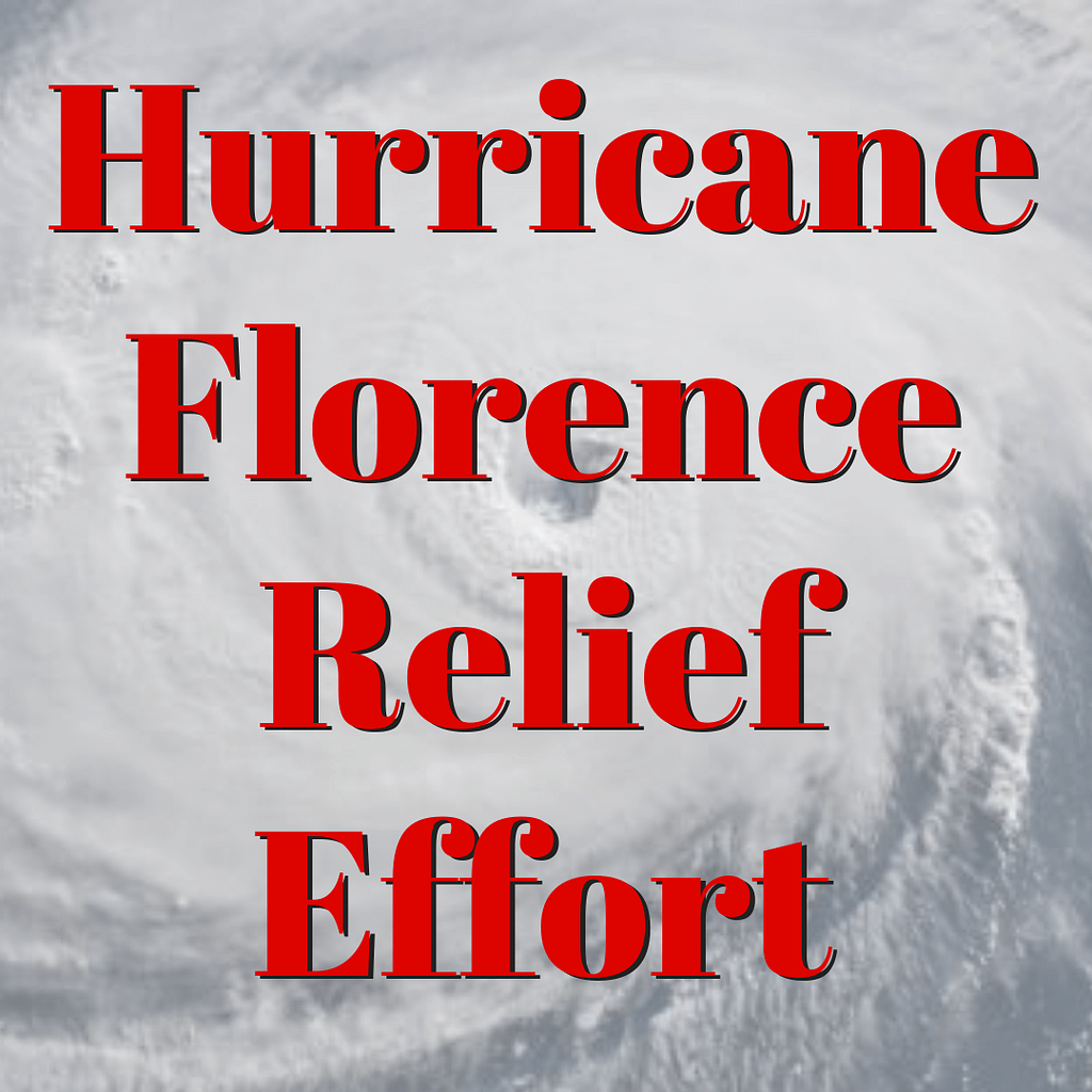 HurricaneFlorenceRelief Effort
